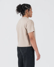 Kingz_Women's Heavyweight Tee_Tan_Women_KZWTS07_06