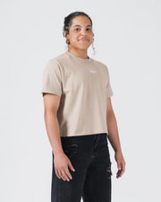 Kingz_Women's Heavyweight Tee_Tan_Women_KZWTS07_08