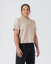 Kingz_Women's Heavyweight Tee_Tan_Women_KZWTS07_10