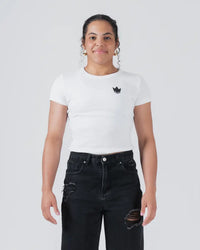 Kingz_Kore Women's Baby Tee_White_Women_KZWTS04_01