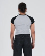 Kingz_Gentle Art Club Women's Baby Tee_Grey_Women_KZWTS05_04