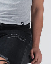 Kingz_Gentle Art Club Women's Baby Tee_Grey_Women_KZWTS05_12