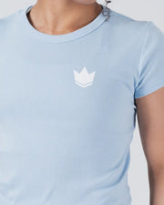 Kingz_Kore Women's Baby Tee_Blue_Women_KZWTS04_08