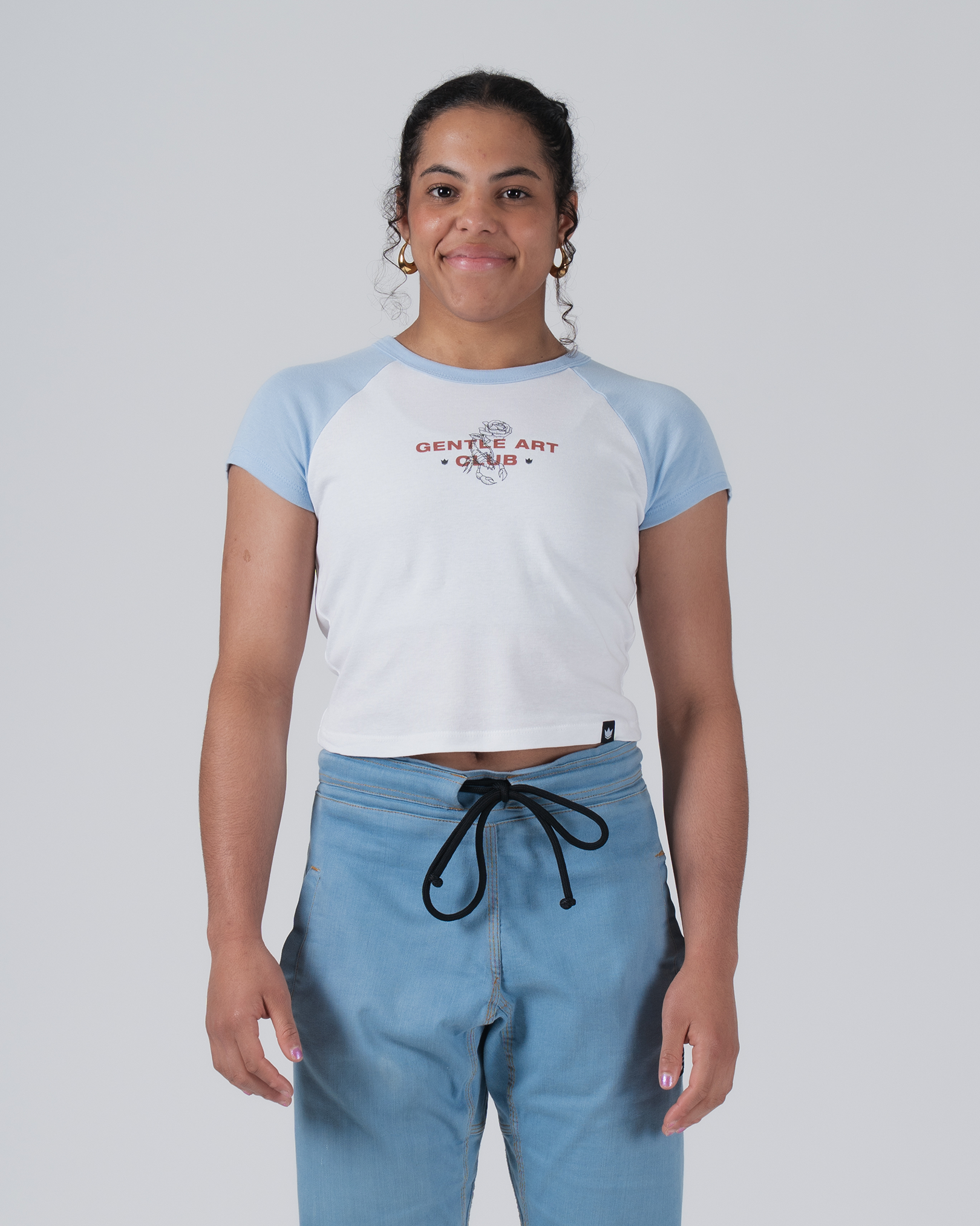 kingz Gentle Art Club Women's Baby Tee Deals | Clothing