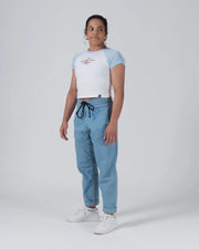 Kingz_Gentle Art Club Women's Baby Tee_White_Women_KZWTS05_09