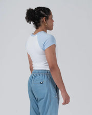 Kingz_Gentle Art Club Women's Baby Tee_White_Women_KZWTS05_05