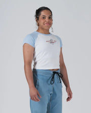 Kingz_Gentle Art Club Women's Baby Tee_White_Women_KZWTS05_06