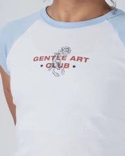 Kingz_Gentle Art Club Women's Baby Tee_White_Women_KZWTS05_07