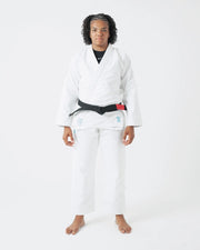 Kingz-The ONE Womens Jiu Jitsu Gi - White/Sky Blue - FREE White Belt - 2023 Version