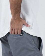 Kingz-Casual Gi Shorts - Grey