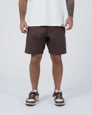 Kingz-Casual Gi Shorts - Brown