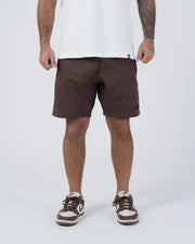 Kingz-Casual Gi Shorts - Brown