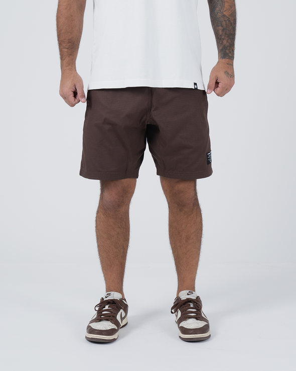 Casual Gi Shorts - Brown