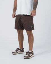 Kingz-Casual Gi Shorts - Brown