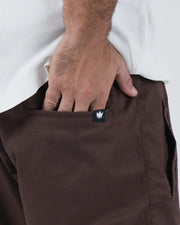 Kingz-Casual Gi Shorts - Brown