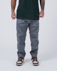 Casual Rip Stop Gi Pant - Grey Jiu Jitsu Gear Kingz A00 Grey