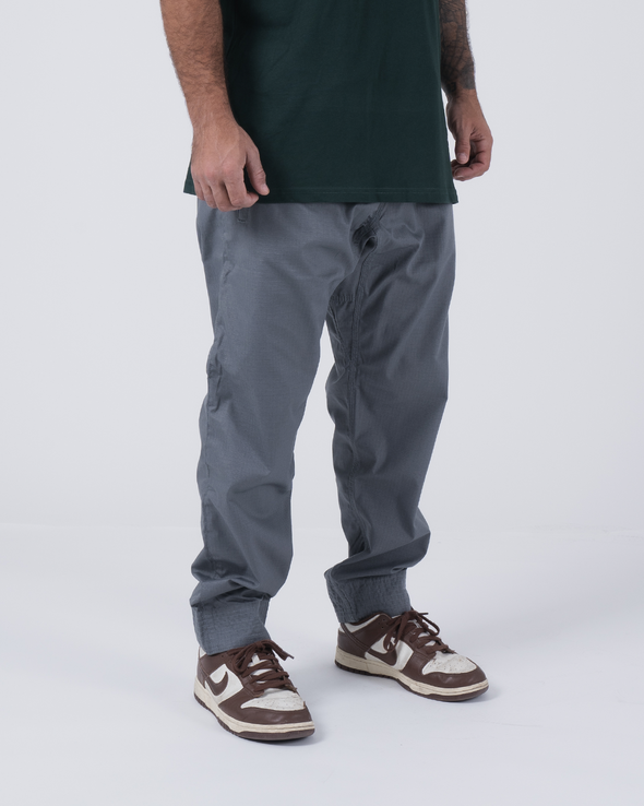 Casual Rip Stop Gi Pant - Grey