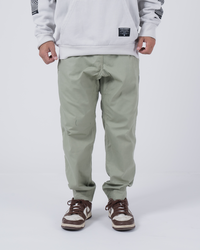 Casual Rip Stop Gi Pant - Sage Jiu Jitsu Gear Kingz A00 Sage