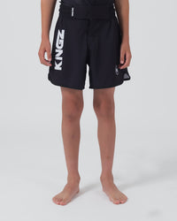 Kore V2 Youth Shorts No-Gi & Compression Kingz XS BLACK