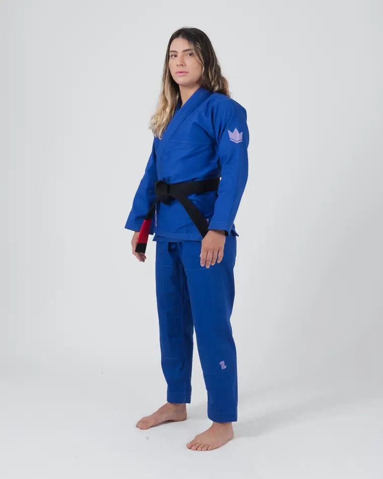 The ONE Womens Jiu Jitsu Gi - Blue/Lavender - FREE White Belt - 2023 Version