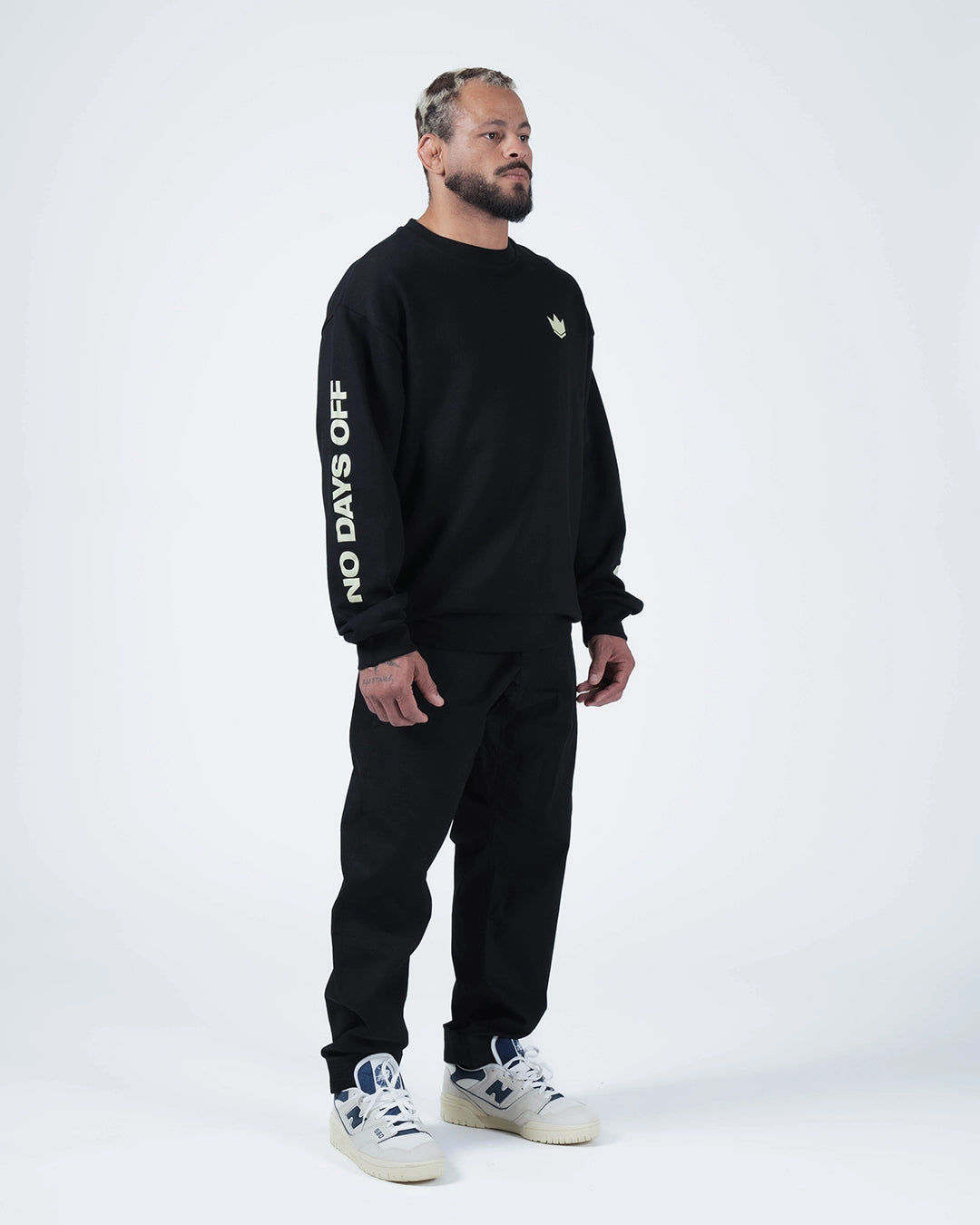 No Days Off Crewneck Sweater