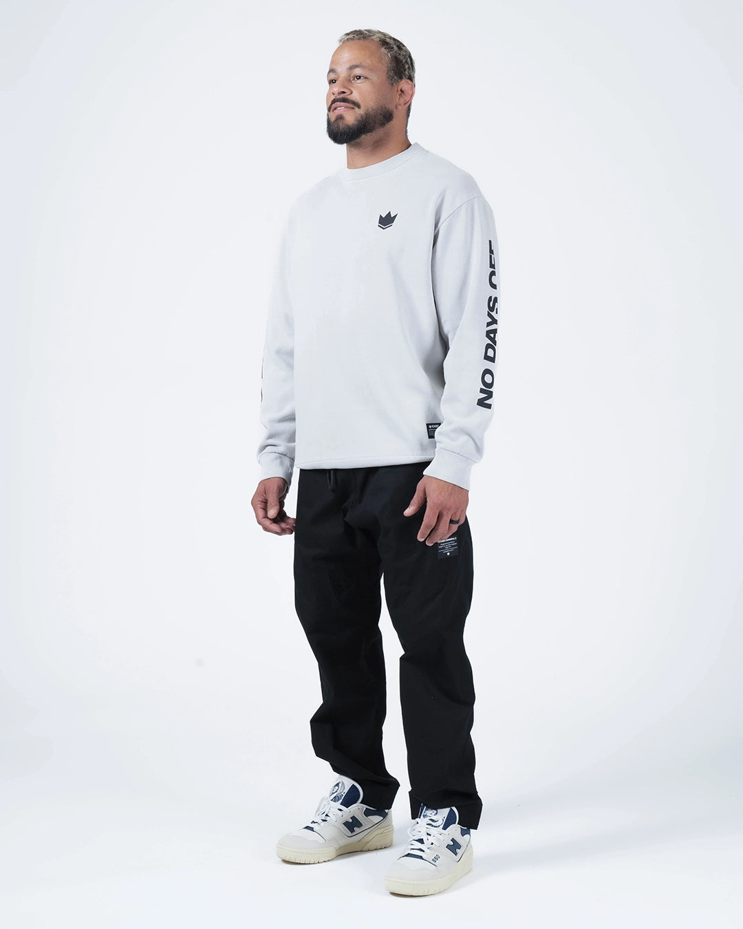 No Days Off Crewneck Sweater