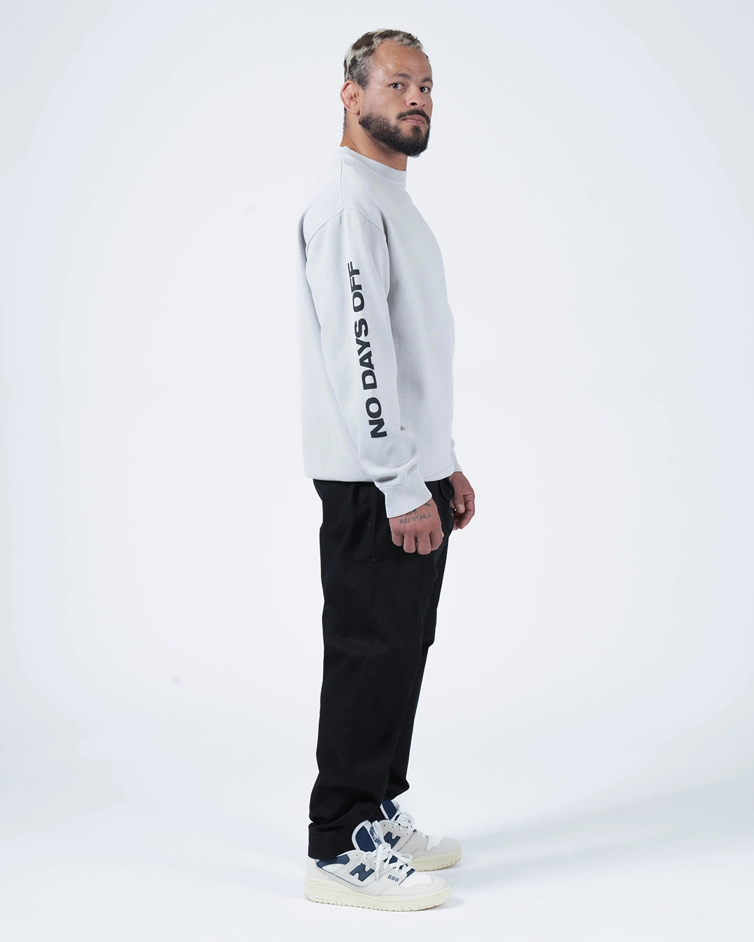 No Days Off Crewneck Sweater