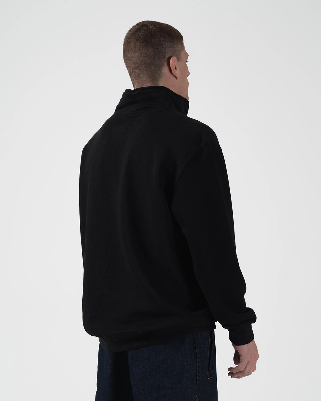 Script Quarter Zip Sweater