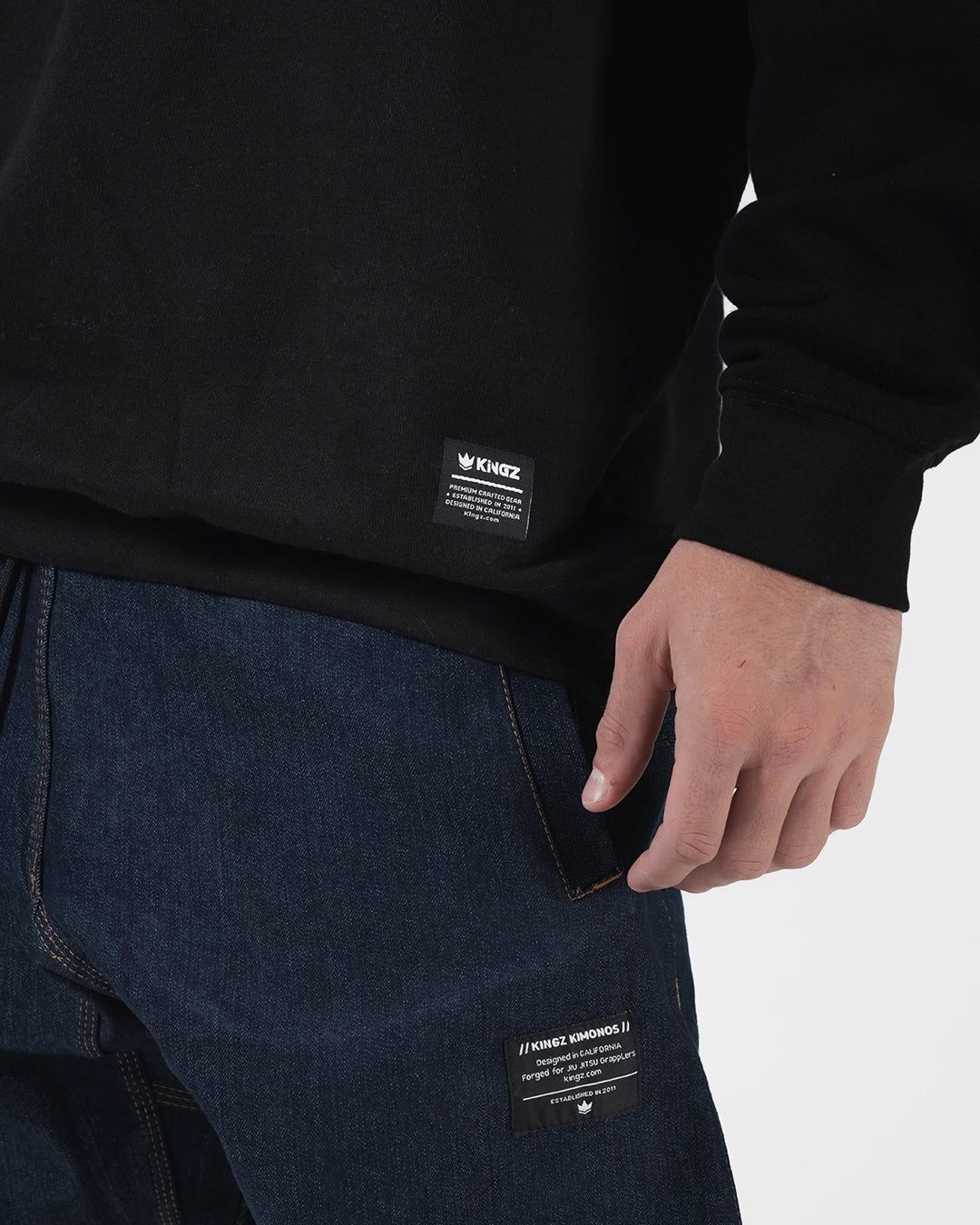 Script Quarter Zip Sweater