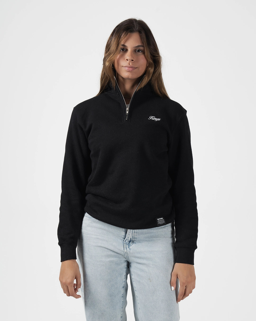 Script Quarter Zip Sweater