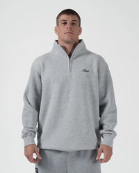 Script Quarter Zip Sweater