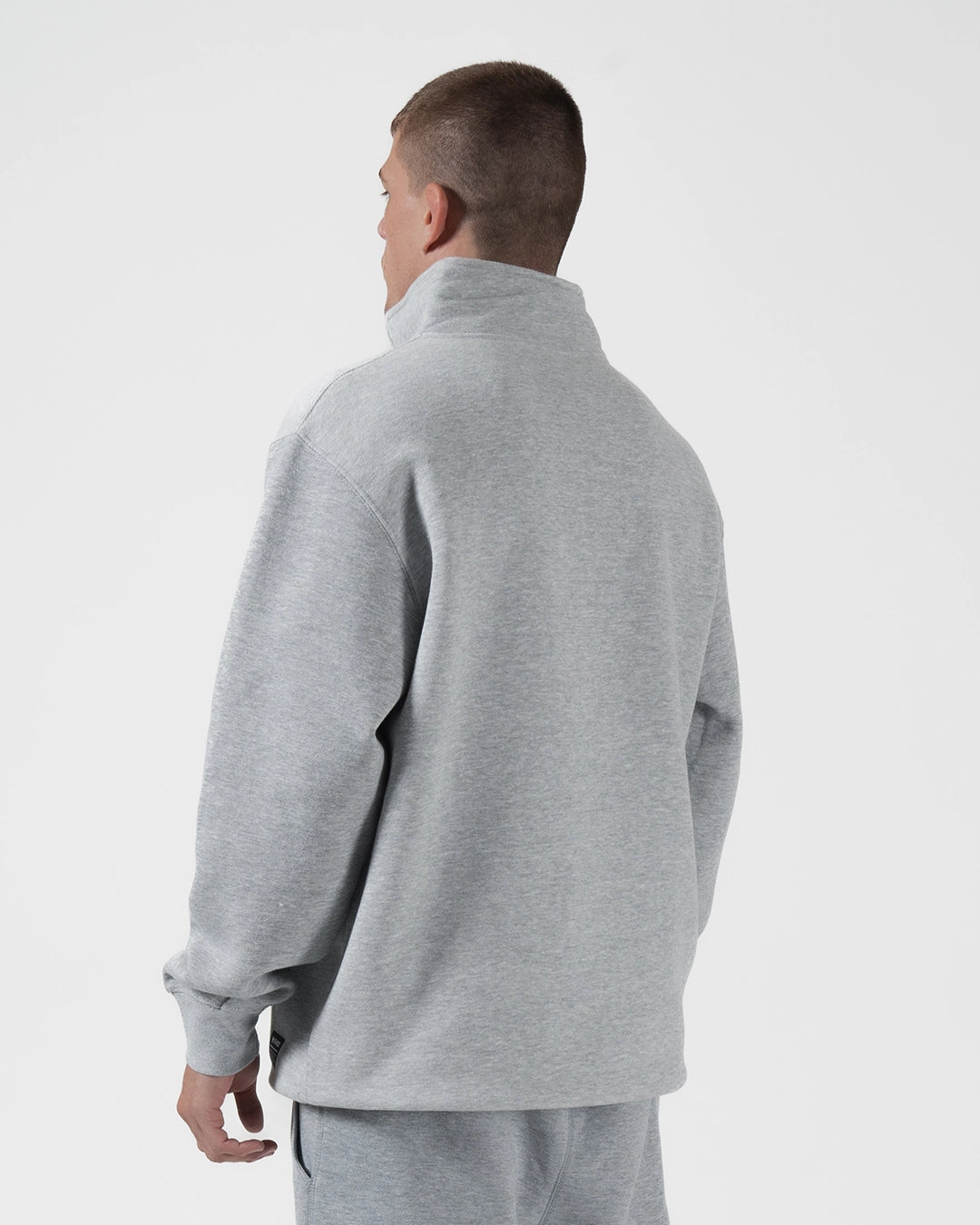 Script Quarter Zip Sweater