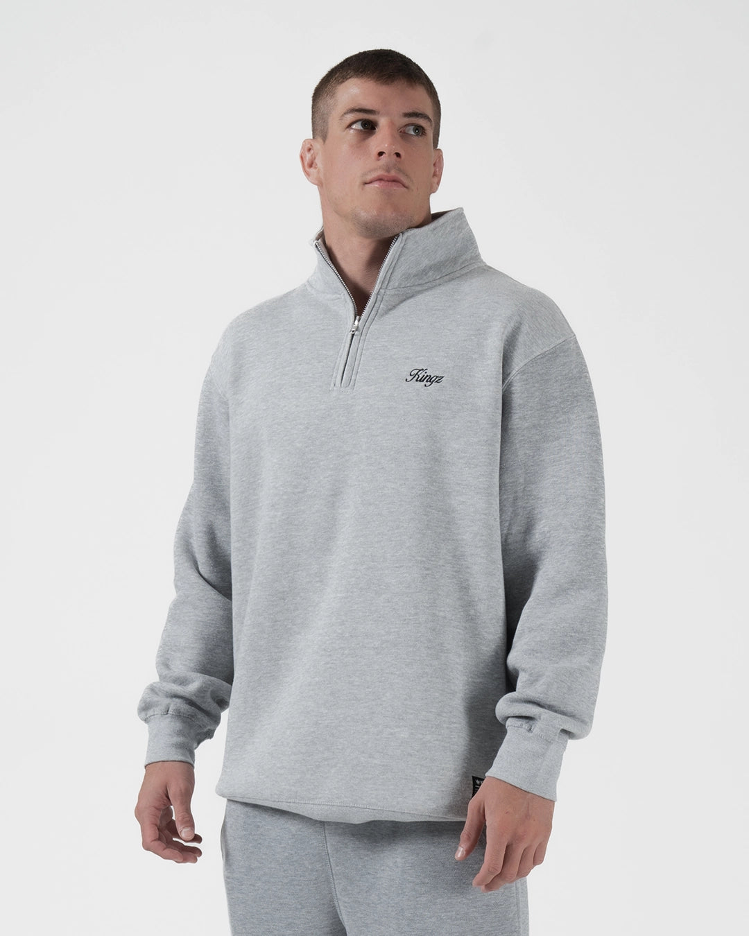 Script Quarter Zip Sweater