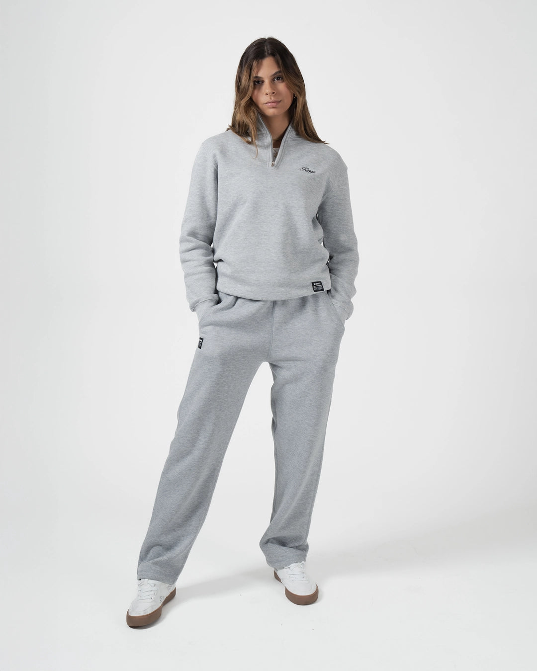 Script Quarter Zip Sweater