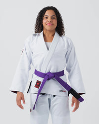 Ultralight 2.0 Women's Jiu Jitsu Gi - White Jiu Jitsu Gear Kingz