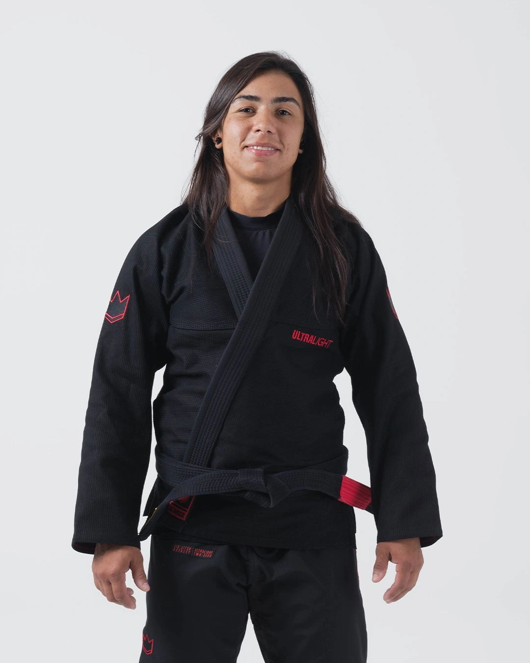 Kimono de Jiu Jitsu pour femme Ultralight 2.0 - Noir (version 2023)