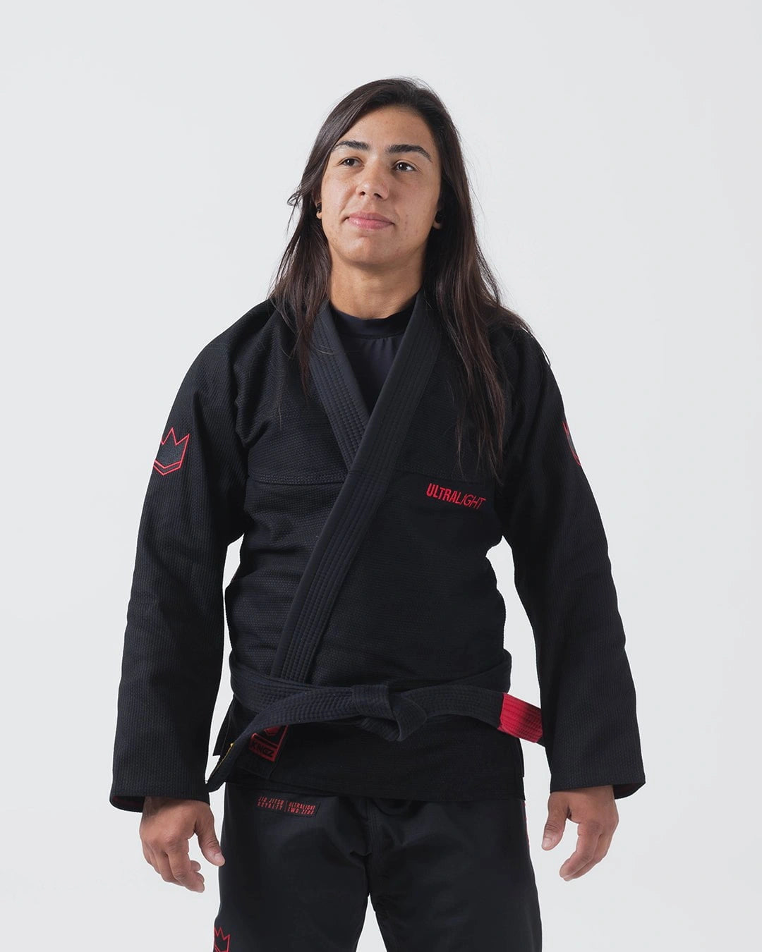 Kimono de Jiu Jitsu pour femme Ultralight 2.0 - Noir (version 2023)