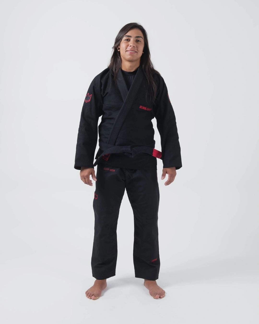 Kimono de Jiu Jitsu pour femme Ultralight 2.0 - Noir (version 2023)