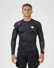 Kingz-Ranked Performance V3 L/S Rashguard-Brown