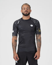 Kingz-Ranked Performance V3 S/S Rashguard-Black