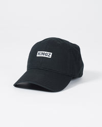 Slant Dad Hat - Black Hat Kingz One Size BLACK