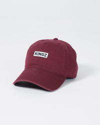 Slant Dad Hat - Maroon Hat Kingz One Size MAROON