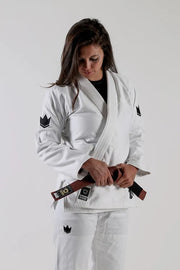 Kingz-The ONE Womens Jiu Jitsu Gi - White - FREE White Belt (2023 version)
